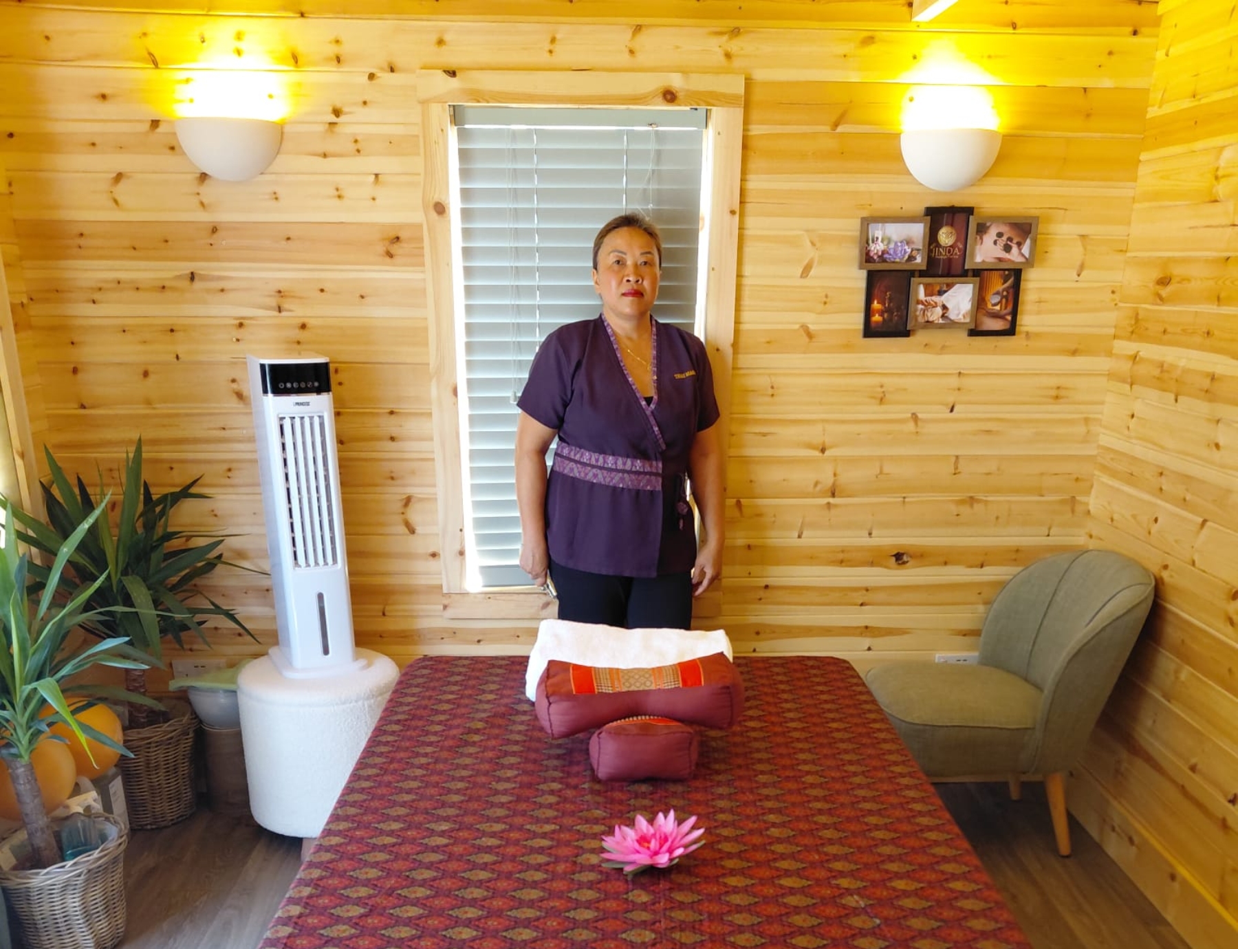 Jinda, founder and therapist at Jinda Massage Therapy in Rainham, Gillingham