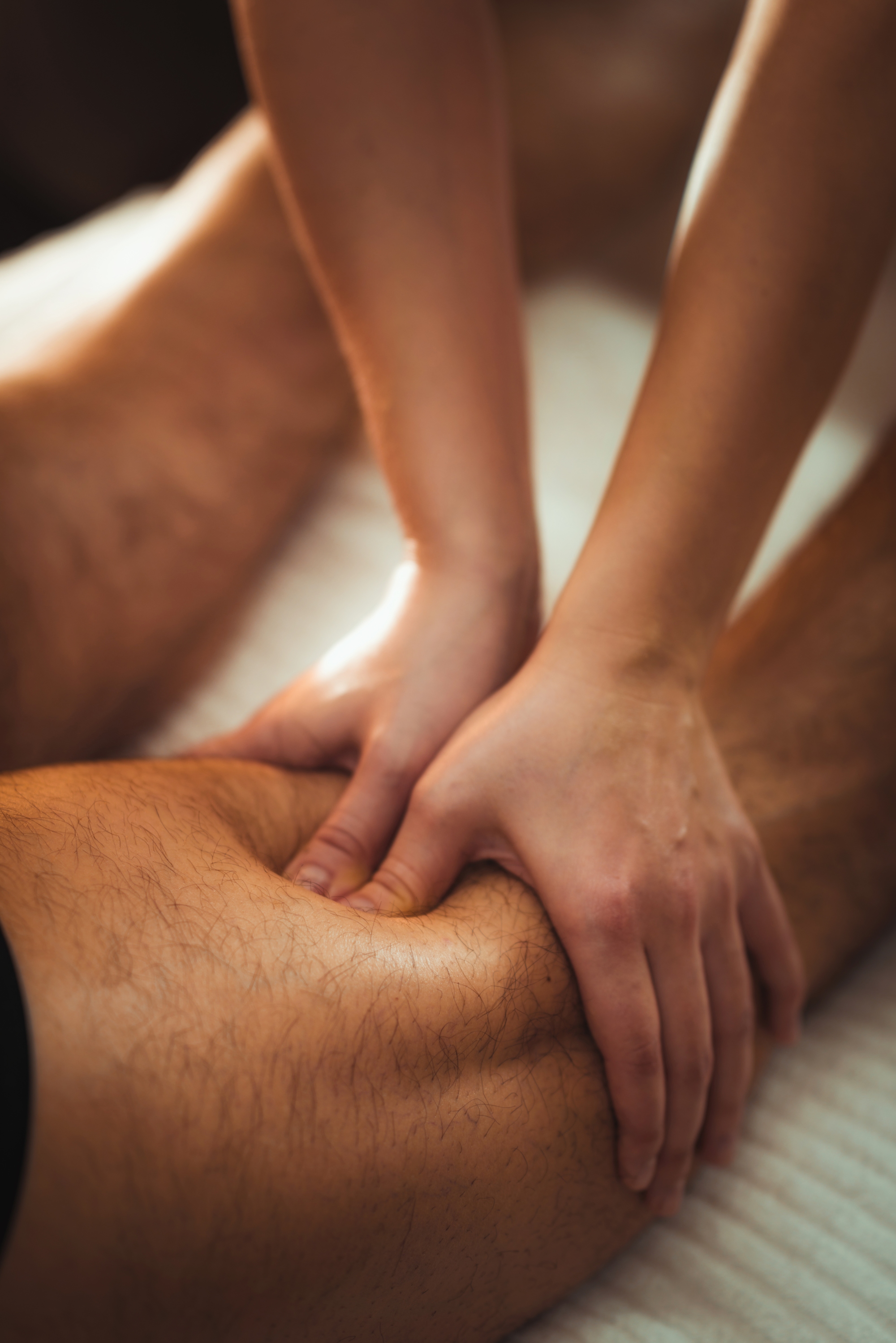 Firm-pressure deep tissue massage at Jinda Massage Therapy in Gillingham